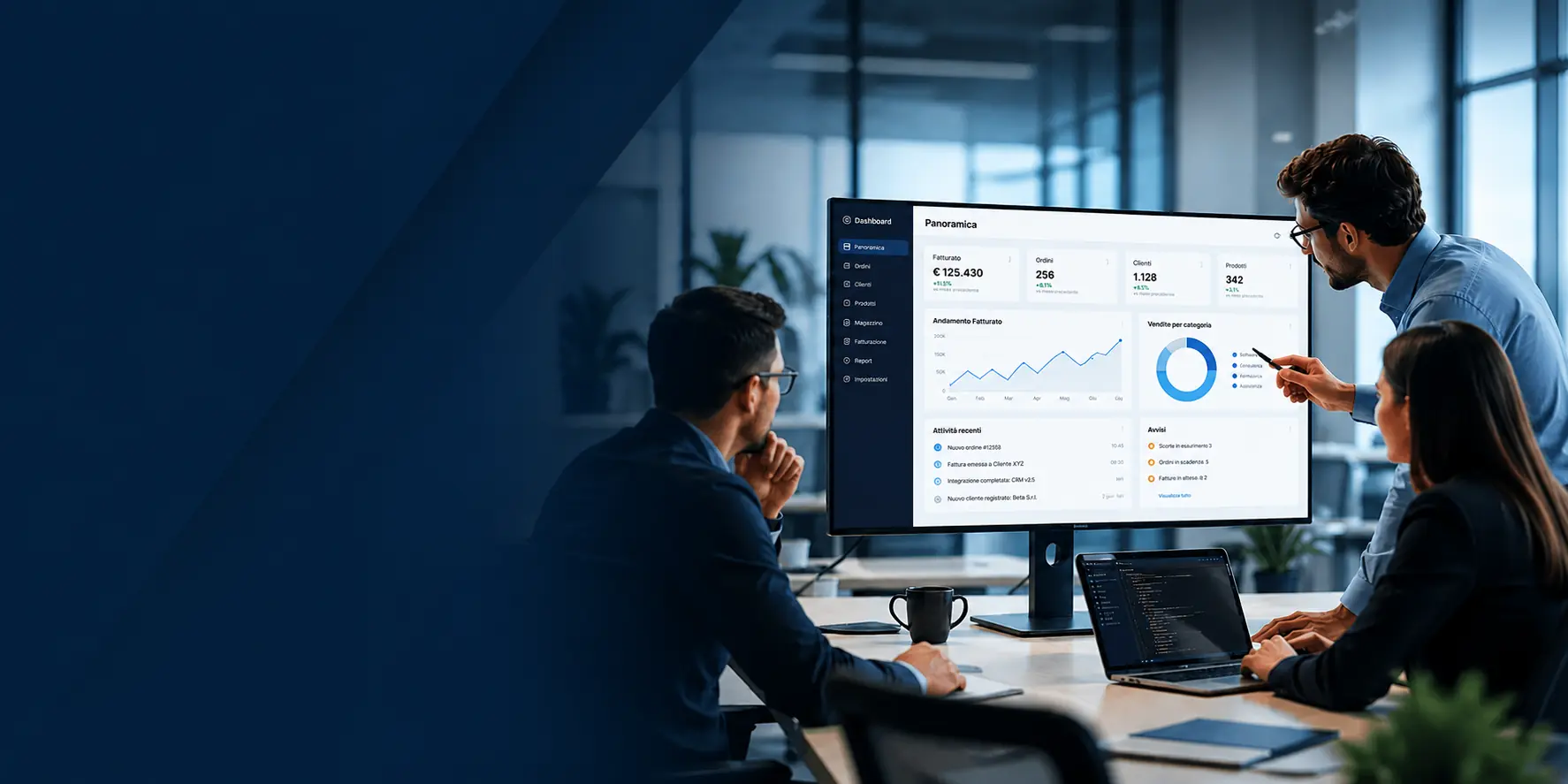 Software su misura. Soluzioni che fanno crescre la tua azienda.