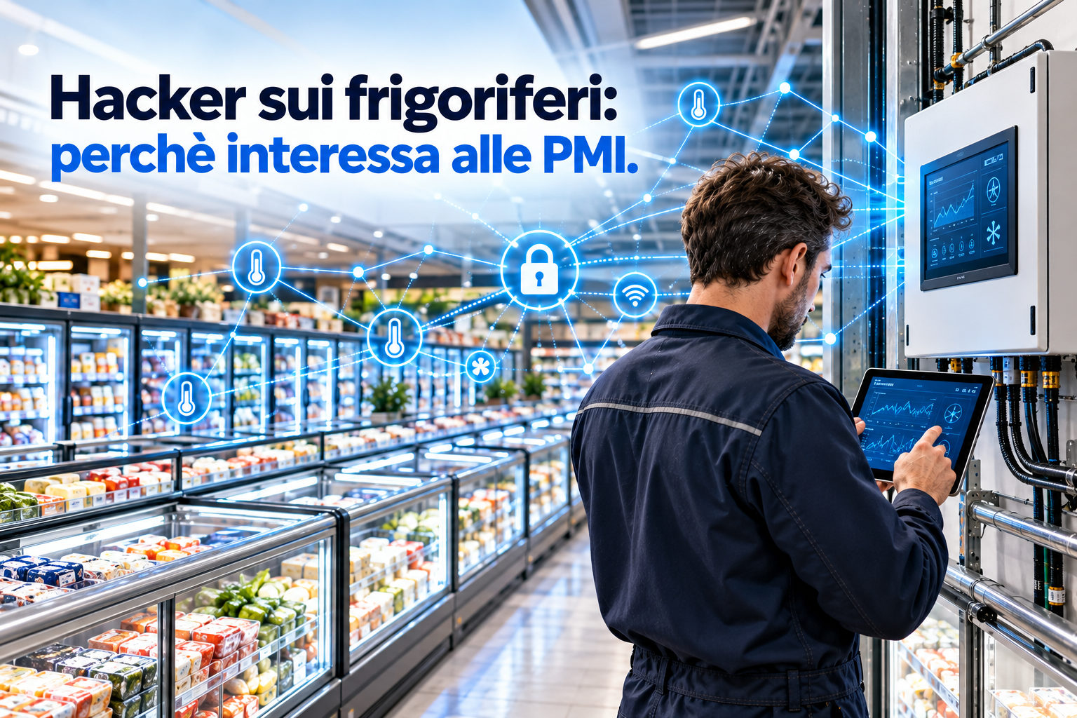 Hacker sui frigoriferi dei supermercati francesi: cosa deve controllare una PMI su impianti e dispositivi connessi