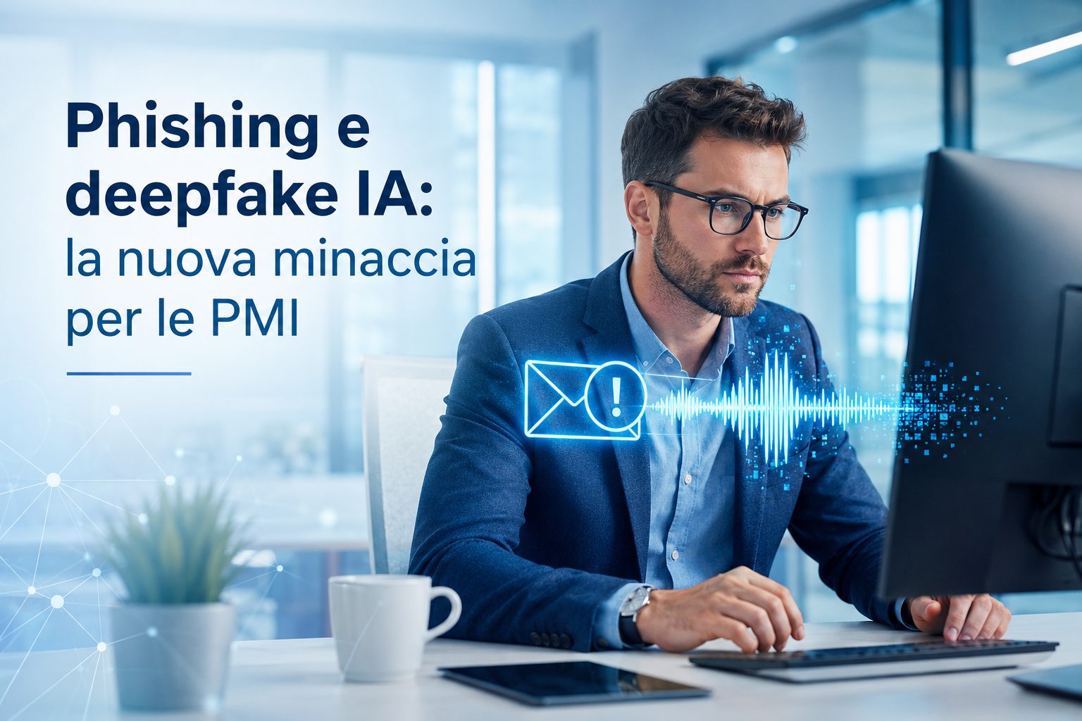 Phishing e deepfake generati dall'IA: la nuova minaccia per le PMI italiane