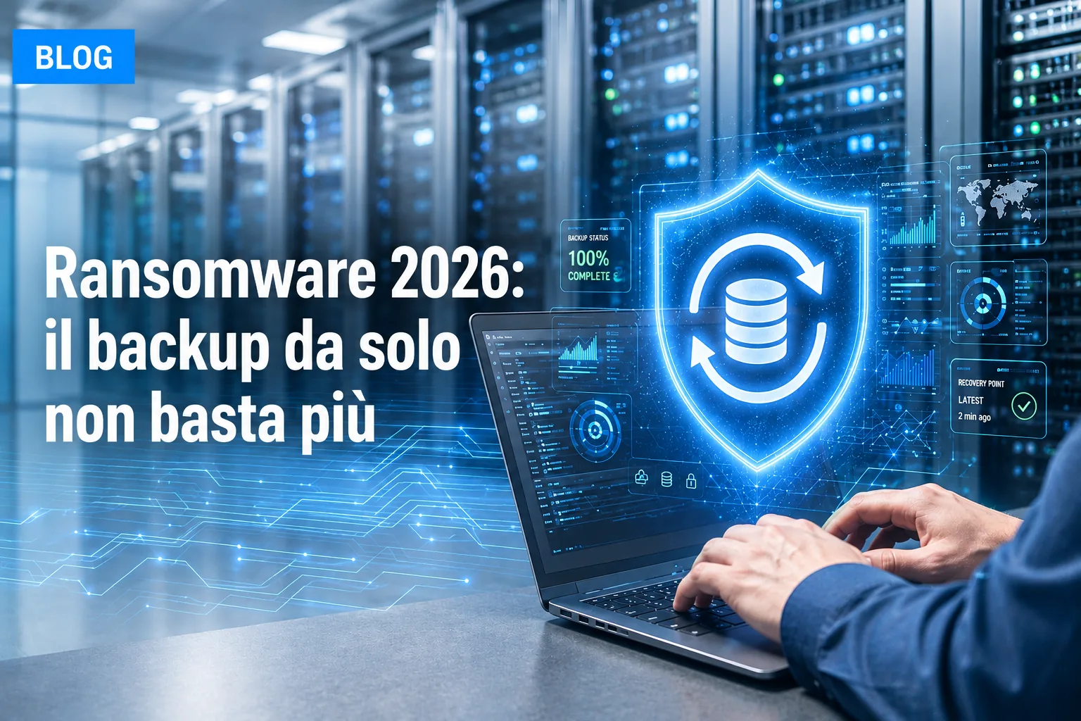 Ransomware, semestre nero per le imprese italiane: perché il backup da solo non basta più