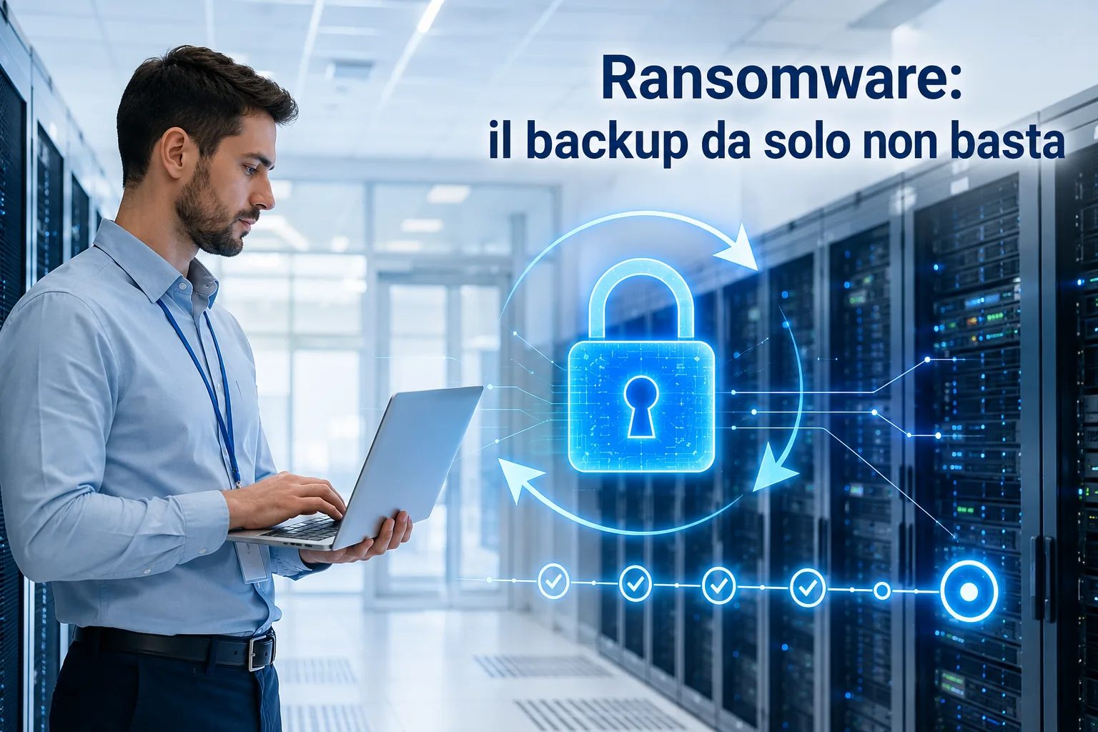 Ransomware, semestre nero per le imprese italiane: perché il backup da solo non basta più